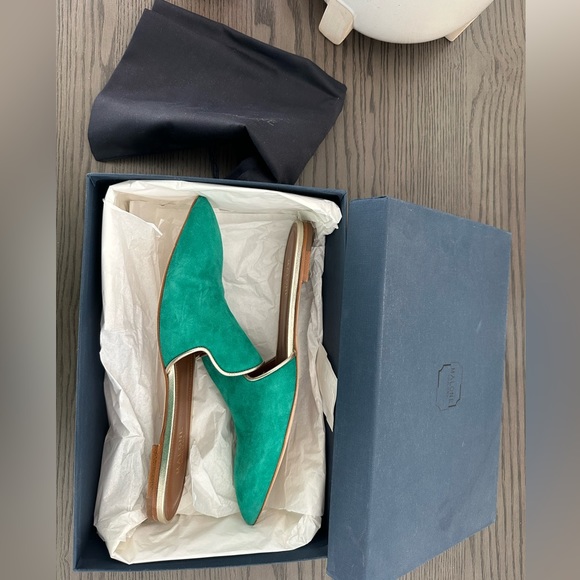 SOLD!!!! MALONE SOULIERS
Green Suede Sandals / Mules - Picture 4 of 5